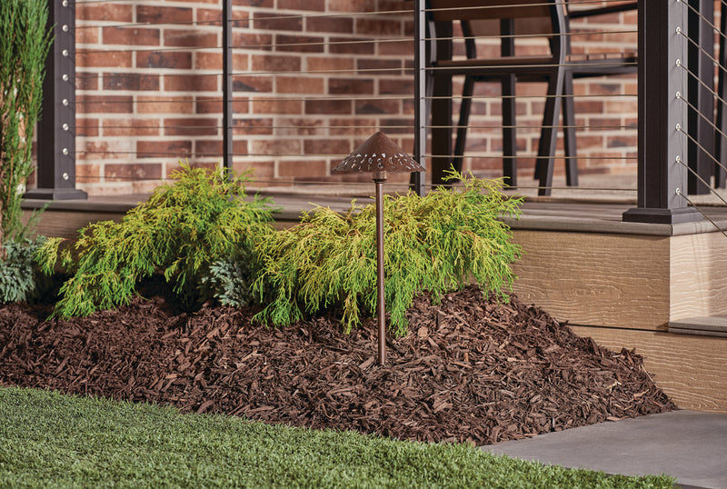 Kichler 15871TZT LED Path Light, Textured Tannery Bronze (2)