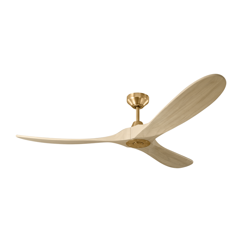 Visual Comfort Fan 3MAVSM60BBSWWO Maverick Smart 60" Ceiling Fan, Burnished Brass Main Image.jpg