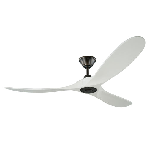 Visual Comfort Fan 3MAVR60AGPW Maverick 60" Ceiling Fan, Aged Pewter and White Main Image.jpg