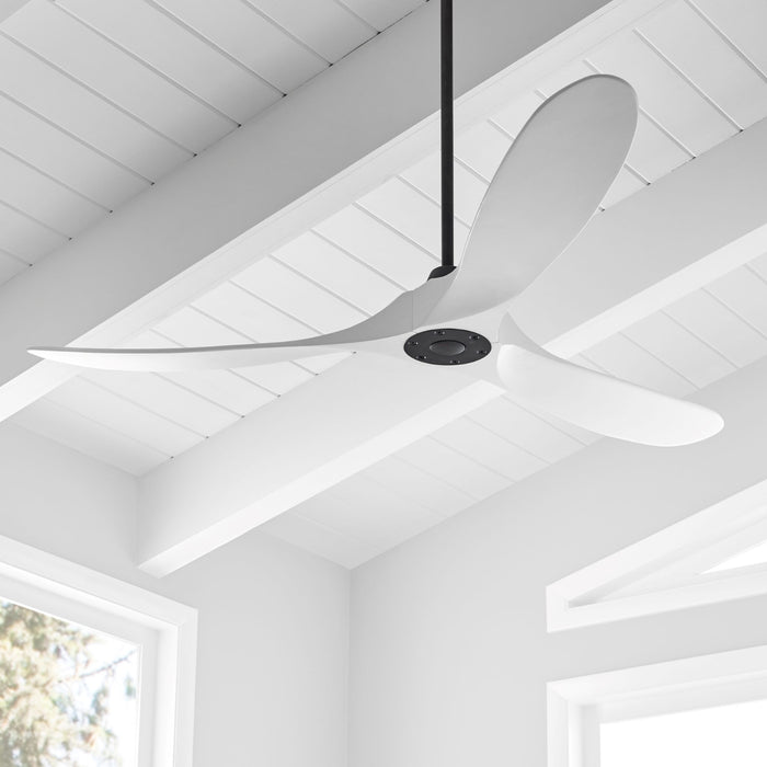 Visual Comfort Fan 3MAVR60AGPW Maverick 60" Ceiling Fan, Aged Pewter and White Alternate Image 3.jpg