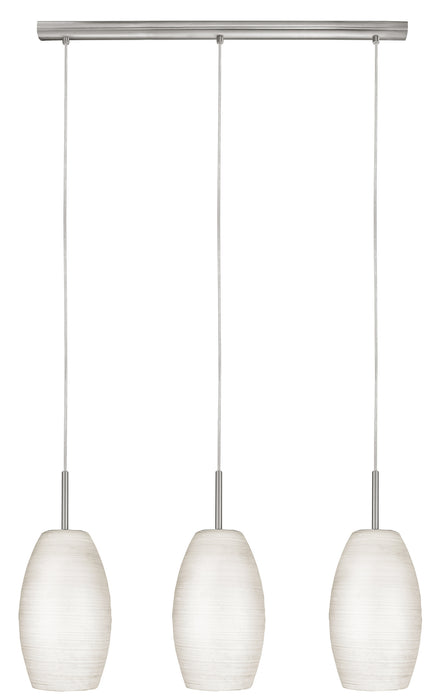 Eglo USA 88954A Batista 1 Three Light Pendant Matte Nickel Main Image.jpg