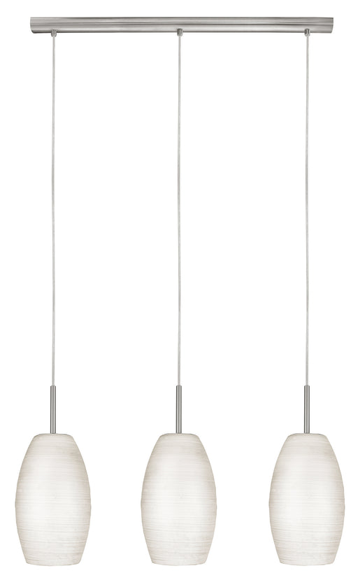 Eglo USA 88954A Batista 1 Three Light Pendant Matte Nickel Main Image.jpg