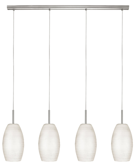 Eglo USA 88955A Batista 1 Four Light Pendant Matte Nickel Main Image.jpg
