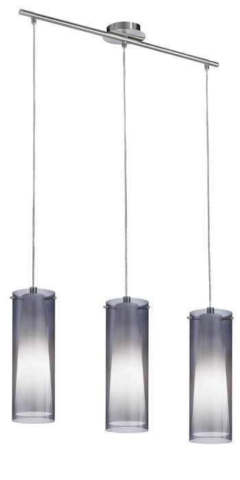 Eglo USA 90305A Pinto Nero Three Light Pendant Matte Nickel Main Image.jpg