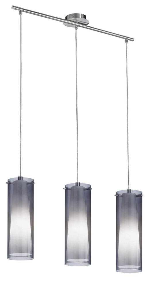 Eglo USA 90305A Pinto Nero Three Light Pendant Matte Nickel Main Image.jpg