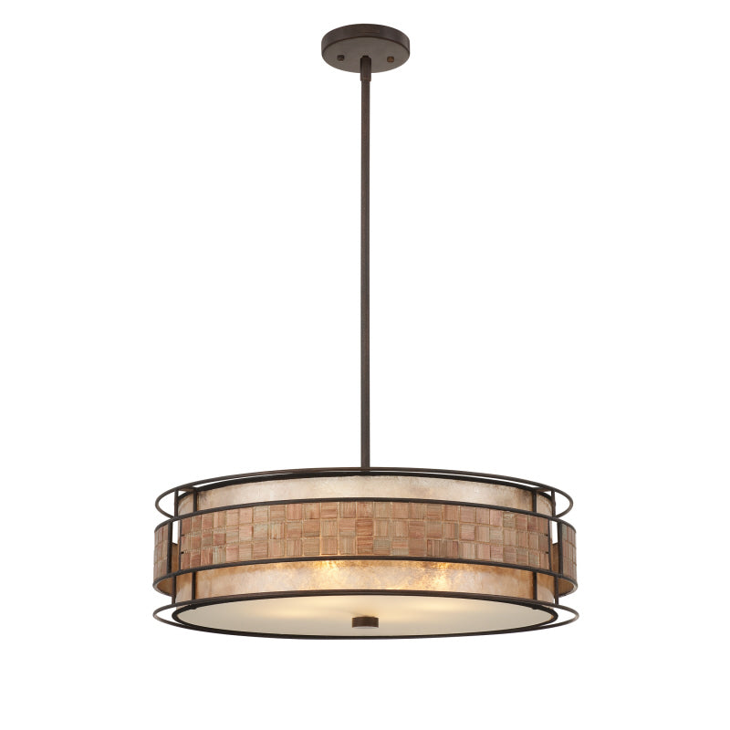 Quoizel MC8420CRC Laguna Four Light Pendant, Renaissance Copper Main Image.jpg
