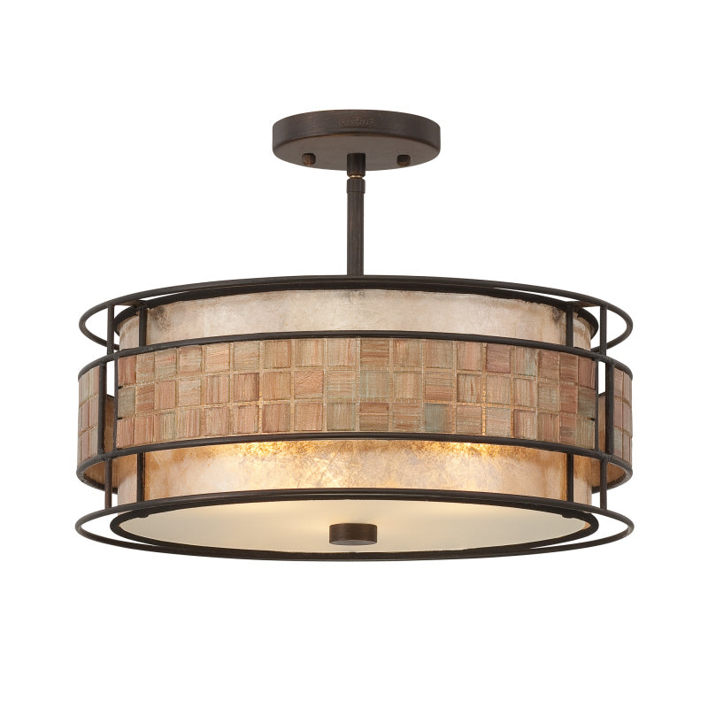 Quoizel MC842SRC Laguna Three Light Semi-Flush Mount, Renaissance Copper Main Image.jpg