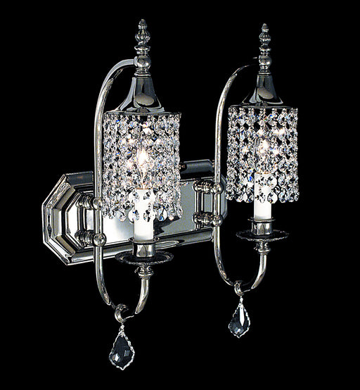 Framburg 2042 PS Princessa Two Light Wall Sconce, Polished Silver Main Image.jpg