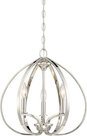 Minka-Lavery 4982-613 Tilbury Three Light Pendant, Polished Nickel Alternate Image.jpg