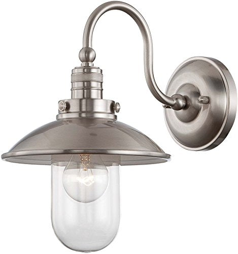 Minka-Lavery 71162-84 Downtown Edison One Light Wall Mount, Brushed Nickel Alternate Image.jpg