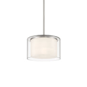 Minka-Lavery 4102-84 Parsons Studio One Light Pendant, Brushed Nickel Main Image.jpg