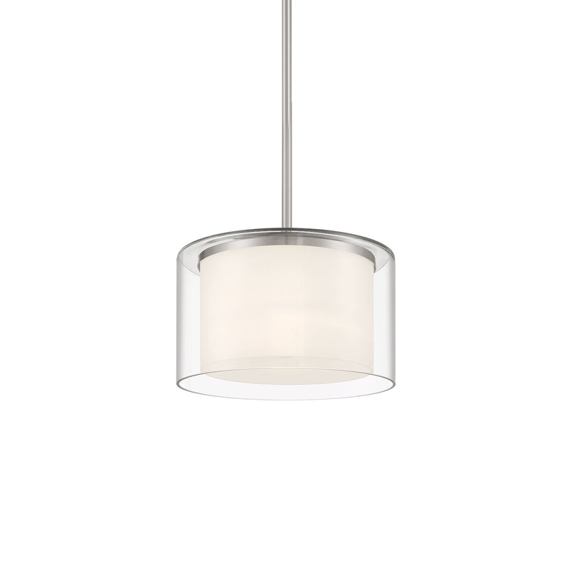Minka-Lavery 4102-84 Parsons Studio One Light Pendant, Brushed Nickel Main Image.jpg
