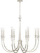 Capital Lighting 441881PN Laurent Eight Light Chandelier, Polished Nickel Alternate Image 4.jpg