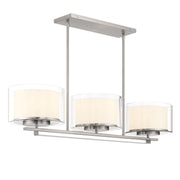 Minka-Lavery 4108-84 Parsons Studio Three Light Island Pendant, Brushed Nickel Main Image.jpg
