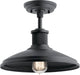 Kichler 49982BKT Allenbury One Light Outdoor Pendant/Semi Flush Mount, Textured Black Alternate Image.jpg