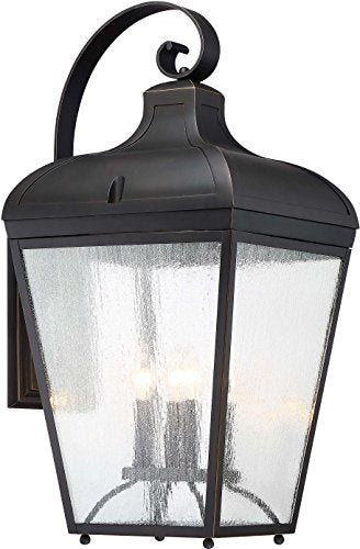 Minka-Lavery 72487-143C Marquee Four Light Outdoor Wall Mount, Oil Rubbed Bronze W/ Gold Highlights Alternate Image.jpg