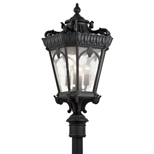 Kichler 9565BKT Tournai Four Light Outdoor Post Mount, Textured Black Alternate Image.jpg