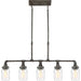 Quoizel SQR538RK Squire Five Light Island Chandelier, Rustic Black Alternate Image.jpg