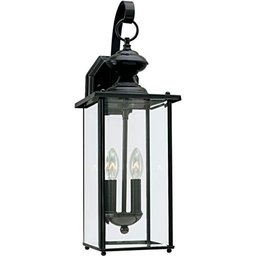 Generation Lighting 8468-12 Jamestowne Two Light Outdoor Wall Lantern, Black Alternate Image.jpg