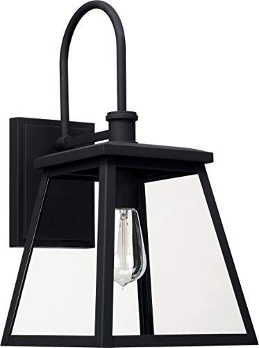 Capital Lighting 926812BK Belmore One Light Outdoor Wall Lantern, Black Alternate Image.jpg