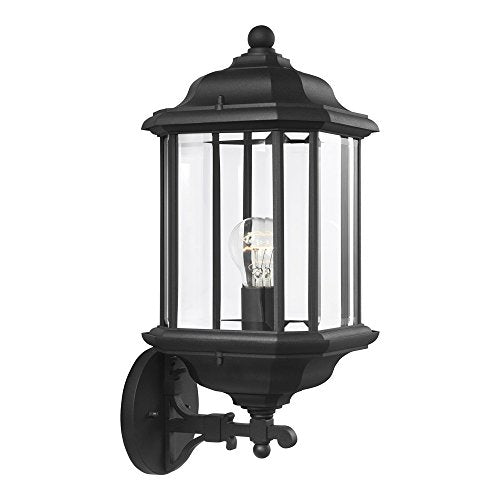 Generation Lighting 84032-12 Kent One Light Outdoor Wall Lantern, Black Alternate Image.jpg