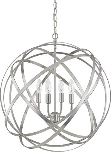 Capital Lighting 4234BN Axis Four Light Pendant, Brushed Nickel Alternate Image.jpg