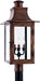 Quoizel CM9012AC Chalmers Three Light Outdoor Post Lantern, Aged Copper Alternate Image 4.jpg