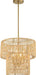 Minka-Lavery 5044-695 Bungalow Heaven Four Light Pendant, Soft Brass Alternate Image.jpg