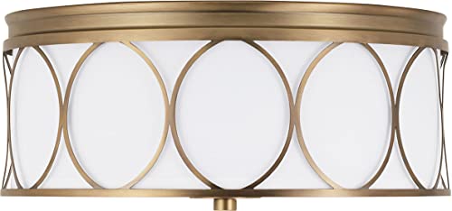 Capital Lighting 225131AD-683 Rylann Three Light Flush Mount, Aged Brass Alternate Image 3.jpg