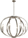 Kichler 43872CLP Elata Eight Light Pendant, Classic Pewter Alternate Image.jpg