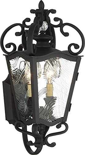 Minka-Lavery 9332-661 Brixton Ivy Two Light Outdoor Lantern, Coal W/Honey Gold Highlight Alternate Image.jpg