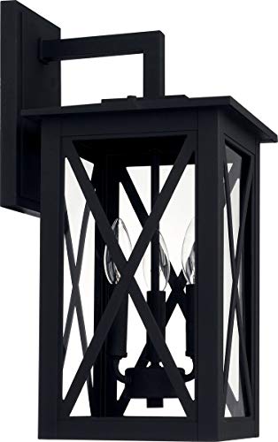 Capital Lighting 926631BK Avondale Three Light Outdoor Wall Lantern, Black Alternate Image.jpg