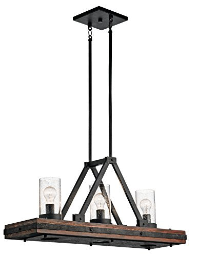 Kichler 43433AUB Colerne Three Light Linear Chandelier, Auburn Stained Finish Alternate Image.jpg