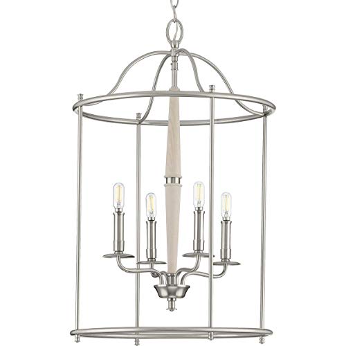 Progress P500210-009 Durrell Collection Four-Light Brushed Nickel Medium Foyer Alternate Image.jpg
