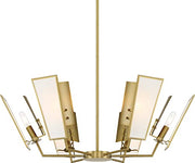 Minka-Lavery 2676-695 Ricochet Six Light Chandelier, Soft Brass Alternate Image.jpg