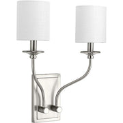 Progress P710019-009 Bonita Collection Brushed Nickel Two-Light Wall Sconce Alternate Image.jpg