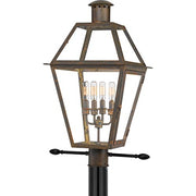 Quoizel RO9014IZ Rue De Royal Four Light Outdoor Post Mount, Industrial Bronze Alternate Image.jpg