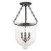 Hudson Valley 253-HN-C2 Hampton Three Light Semi Flush Mount, Historic Nickel Alternate Image.jpg