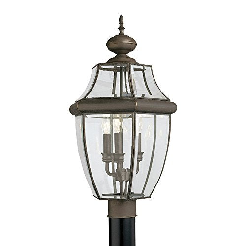 Generation Lighting 8239-71 Lancaster Three Light Outdoor Post Lantern, Antique Bronze Alternate Image.jpg