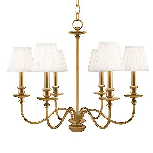 Hudson Valley 4036-AGB Menlo Park Six Light Chandelier, Aged Brass Alternate Image.jpg