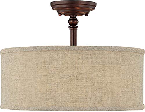 Capital Lighting 3923BB-479 Loft Three Light Semi-Flush Mount, Burnished Bronze Alternate Image.jpg