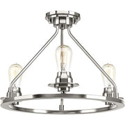Progress P350036-009 Debut Collection Three-Light Semi-Flush Convertible Alternate Image.jpg