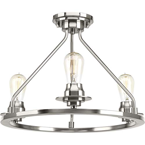 Progress P350036-009 Debut Collection Three-Light Semi-Flush Convertible Alternate Image.jpg