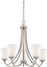 Minka-Lavery 4965-84 Overland Park Five Light Chandelier, Brushed Nickel Alternate Image.jpg