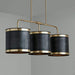 Capital Lighting 835631GB Barrow Three Light Island Pendant, Galvanized Black and True Brass Alternate Image.jpg