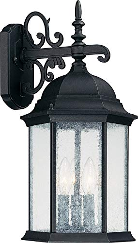 Capital Lighting 9834BK Main Street Three Light Outdoor Wall Lantern, Black Alternate Image.jpg