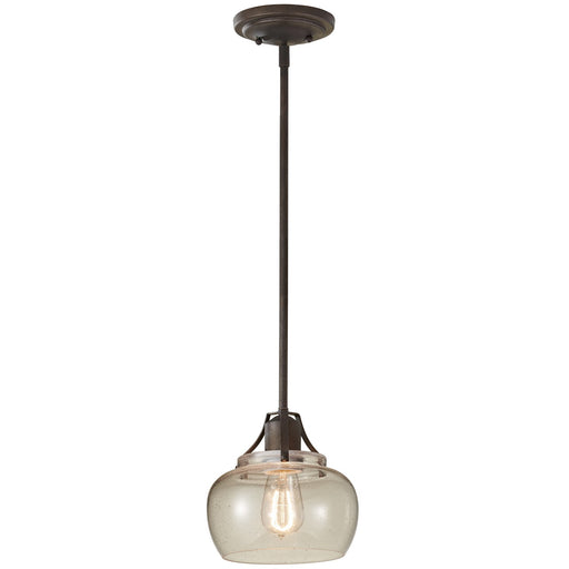 Generation Lighting P1234RI Urban Renewal One Light Pendant, Rustic Iron Main Image.jpg