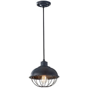 Generation Lighting P1242AF Urban Renewal One Light Pendant, Antique Forged Iron Main Image.jpg
