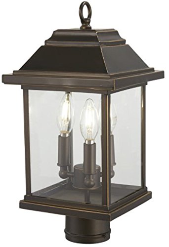 Minka-Lavery 72636-143C Mariner'S Pointe Three Light Outdoor Post Mount, Oil Rubbed Bronze W/ Gold Highlights Alternate Image.jpg