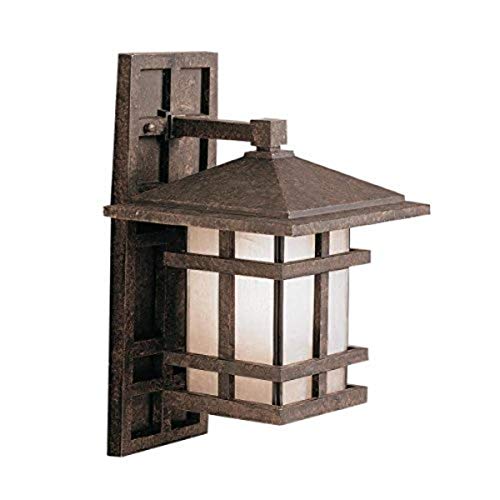 Kichler 9130AGZ Cross Creek One Light Outdoor Wall Mount, Aged Bronze Alternate Image.jpg